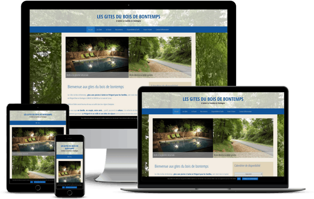 création site web gite en Dordogne