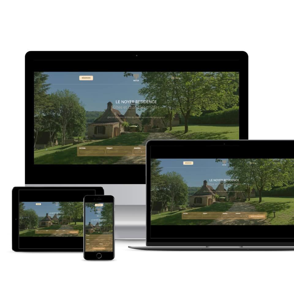 création site internet de gites et chambres d'hotes en Dordogne