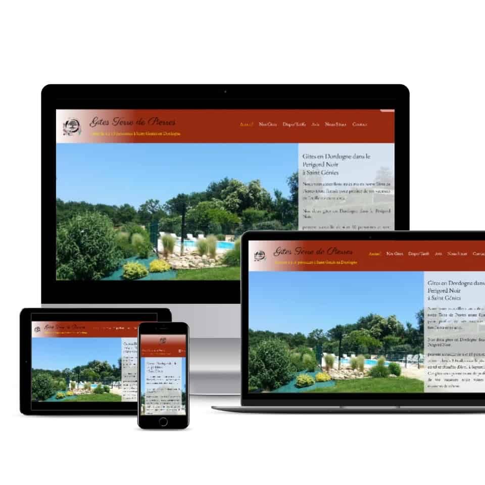 Création site internet pour gite en Dordogne